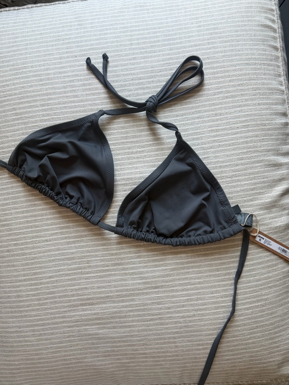 Recycled Swim Triangle Bikini Top - Picture 2 of 9